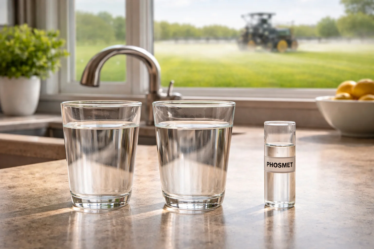 Unhealthy levels of Phosmet in the water supply of Florida homes