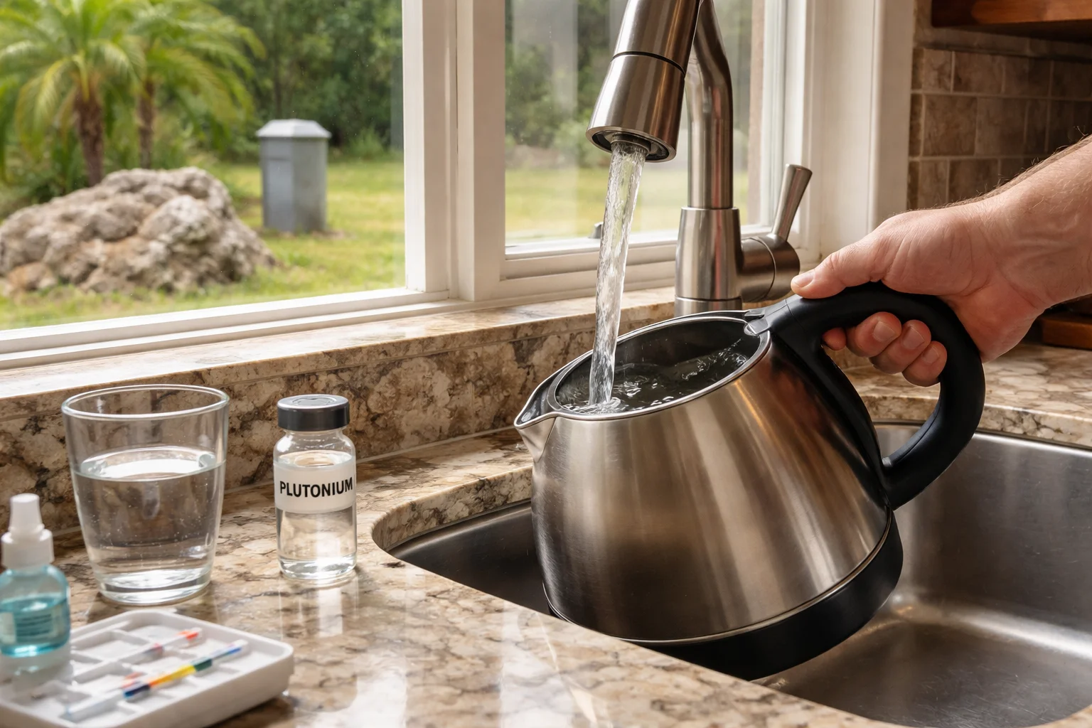 Unhealthy levels of Plutonium in the water supply of Florida homes