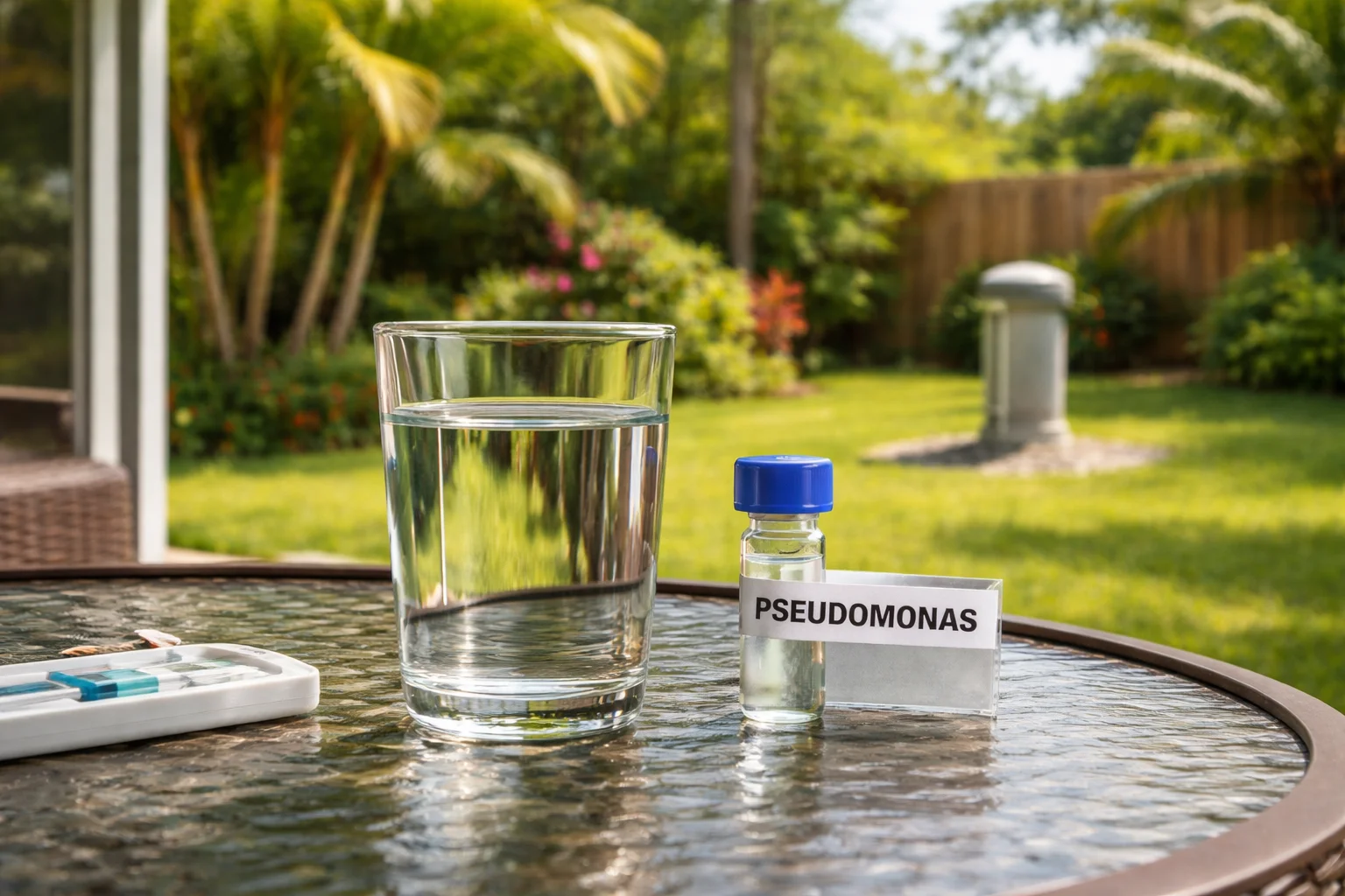 Unhealthy levels of Pseudomonas in the water supply of Florida homes