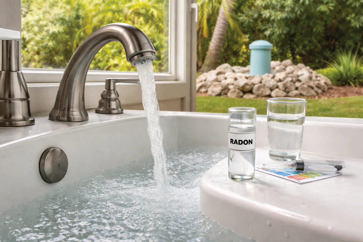 Unhealthy levels of Radon in the water supply of Florida homes