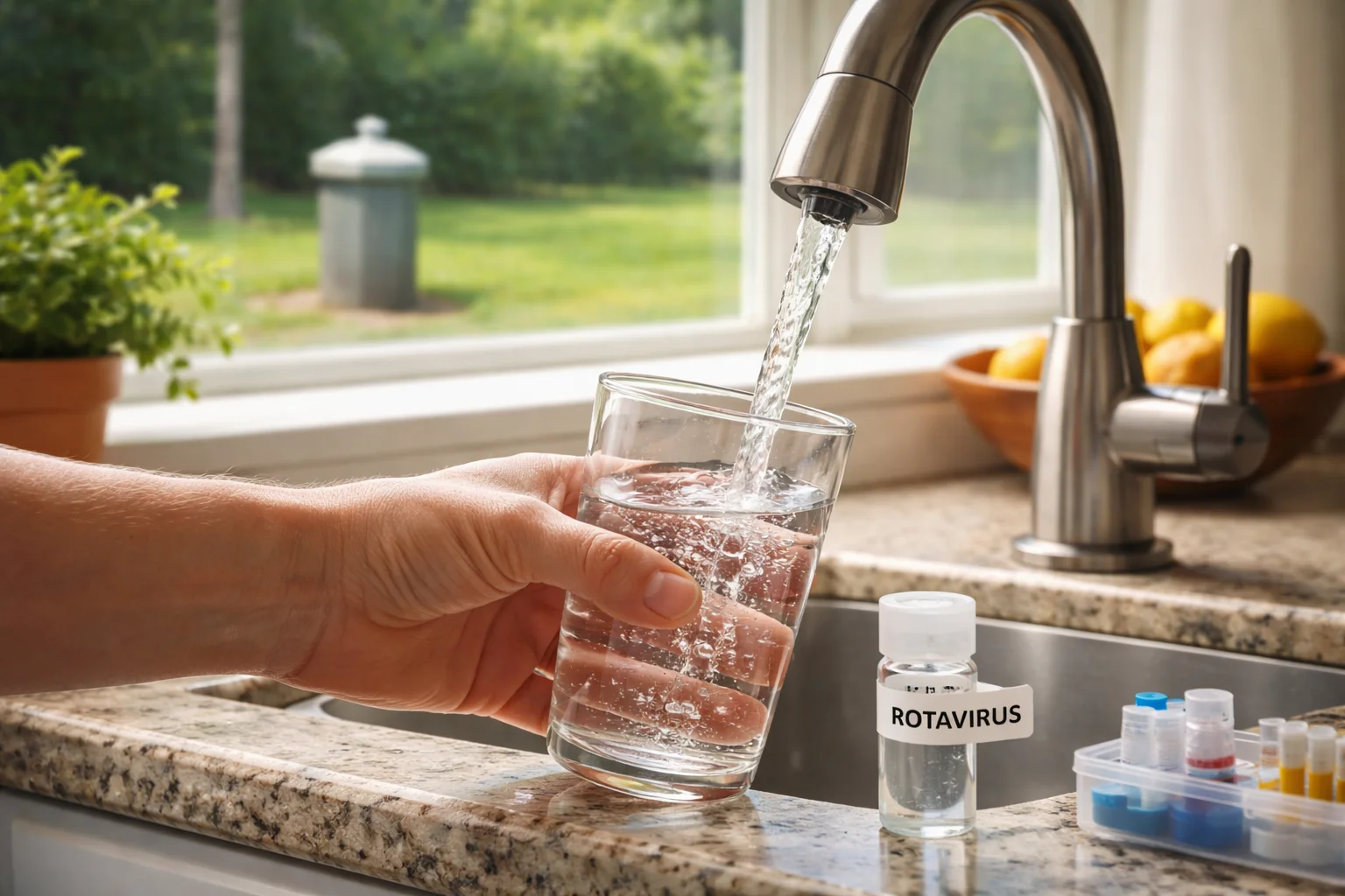 Unhealthy levels of Rotavirus in the water supply of Florida homes