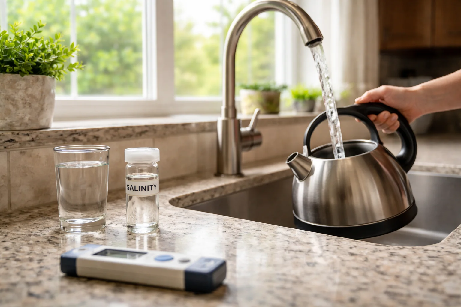 Unhealthy levels of Salinity in the water supply of Florida homes
