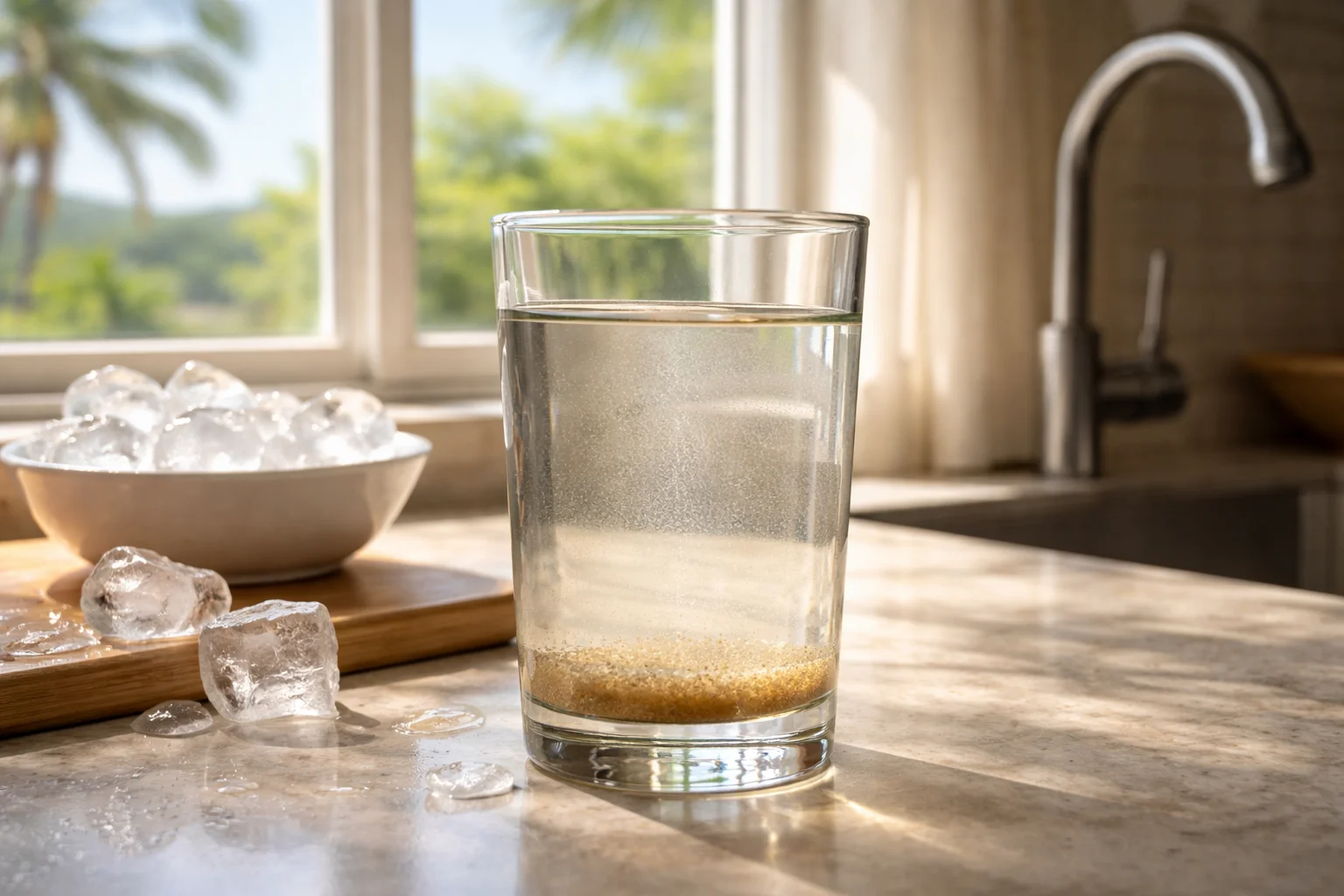 Unhealthy levels of Sediment in the water supply of Florida homes