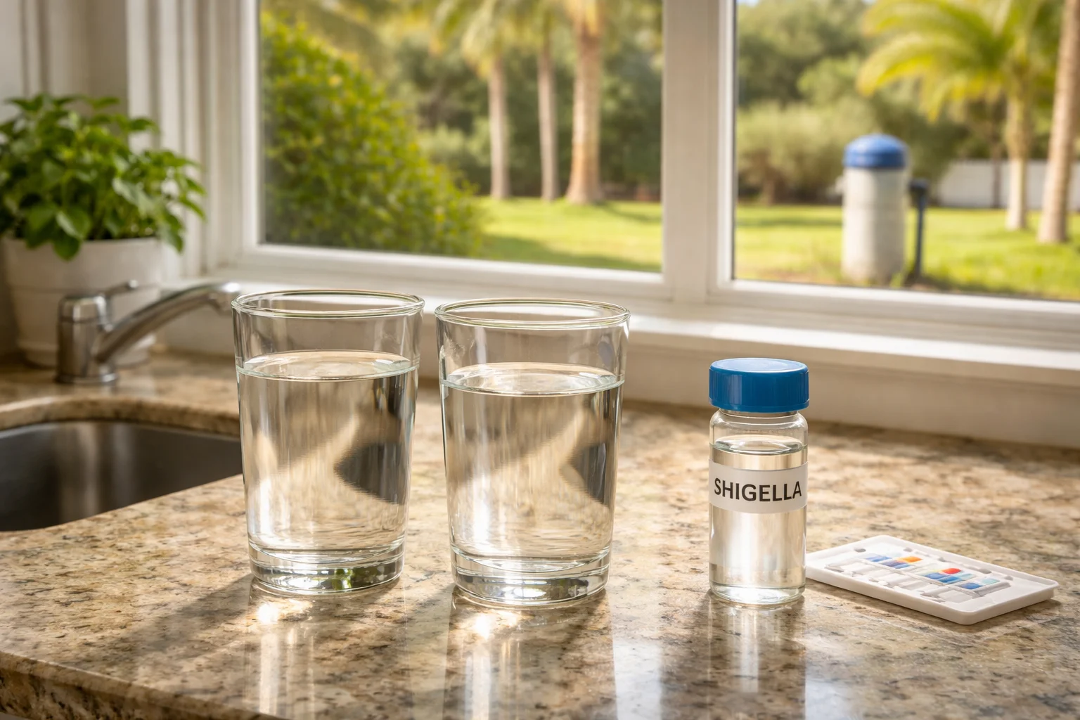 Unhealthy levels of Shigella in the water supply of Florida homes
