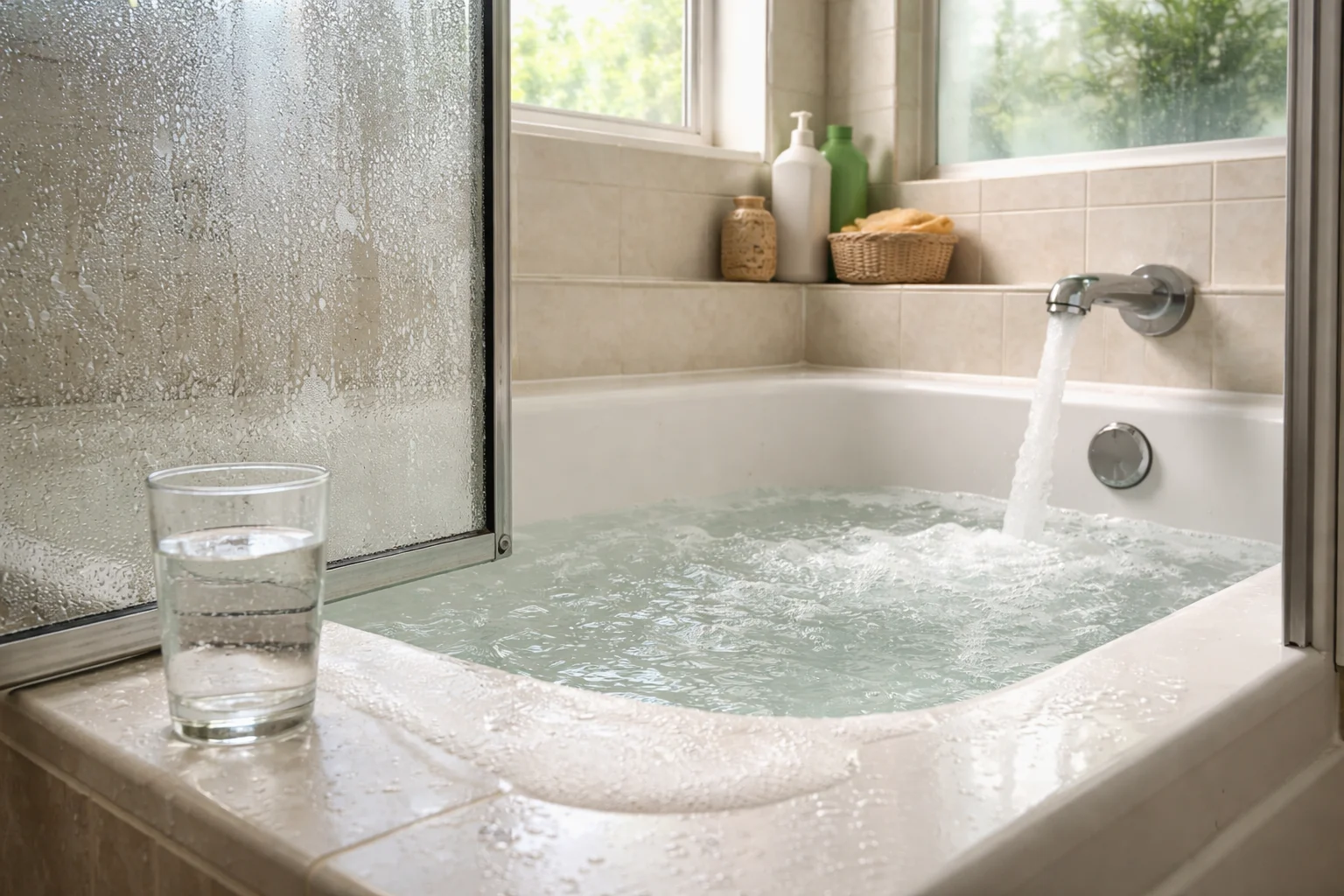 Unhealthy levels of Soap Scum in the water supply of Florida homes