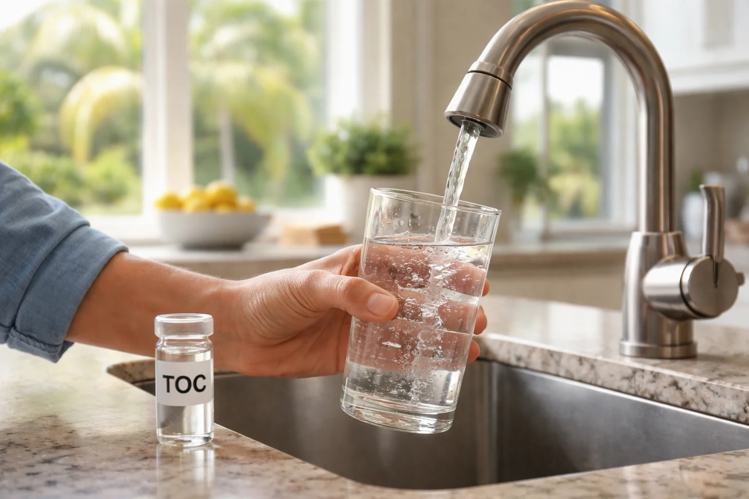 Unhealthy levels of Total Organic Carbon in the water supply of Florida homes