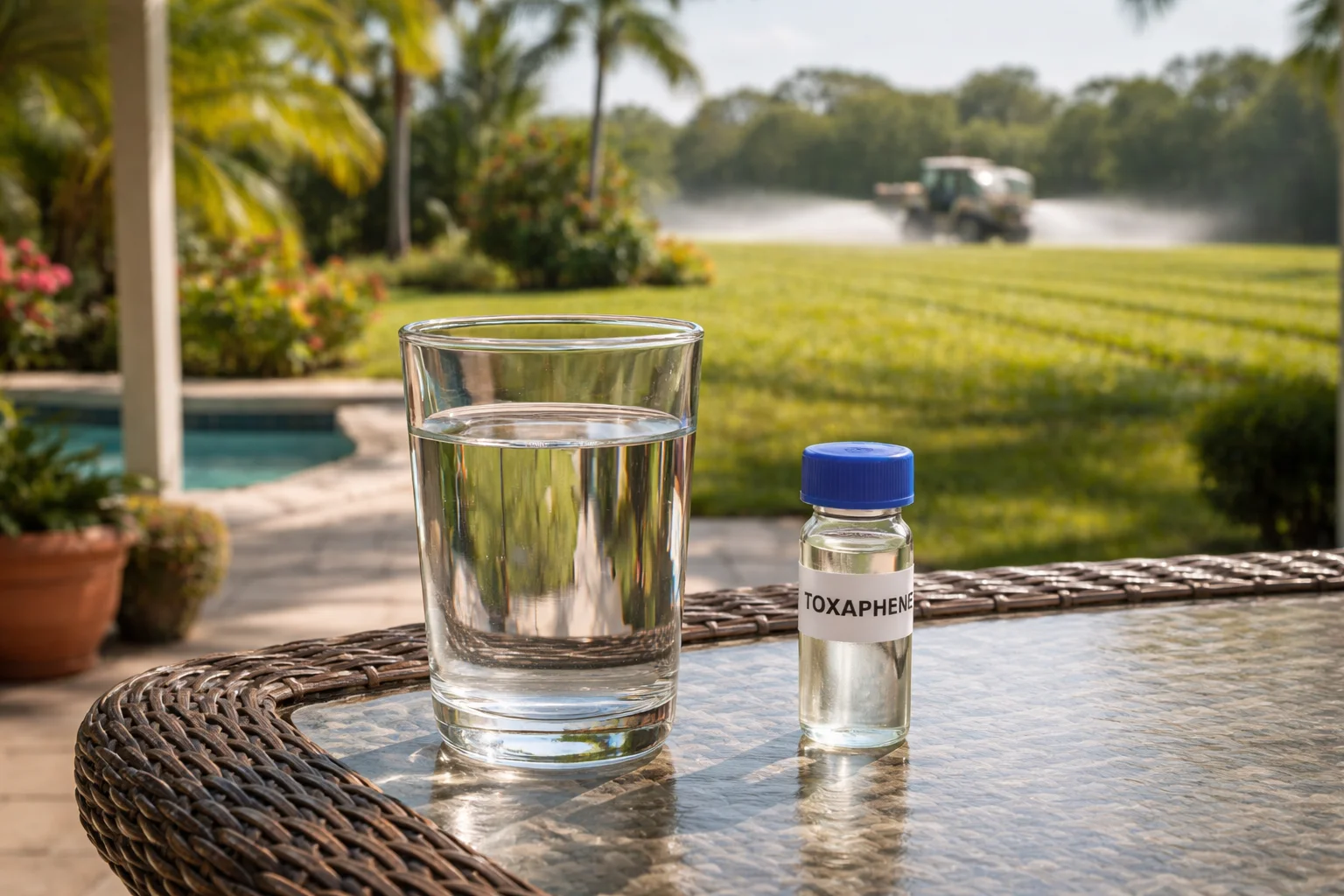 Unhealthy levels of Toxaphene in the water supply of Florida homes