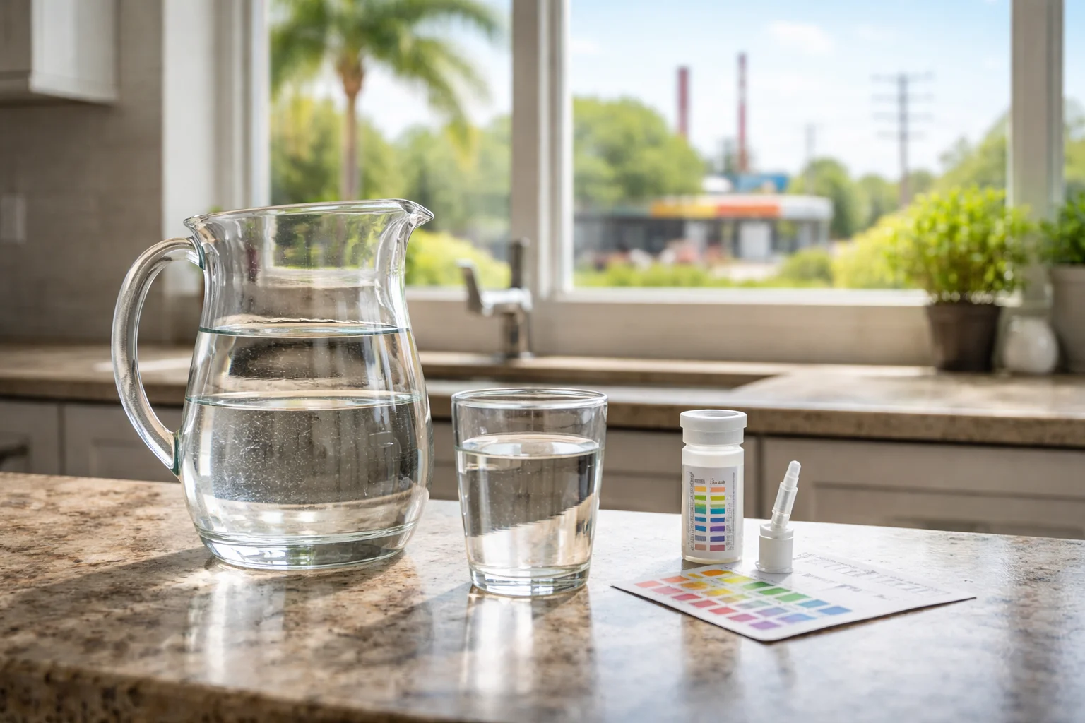 Unhealthy levels of trans-1,2-Dichloroethylene in the water supply of Florida homes