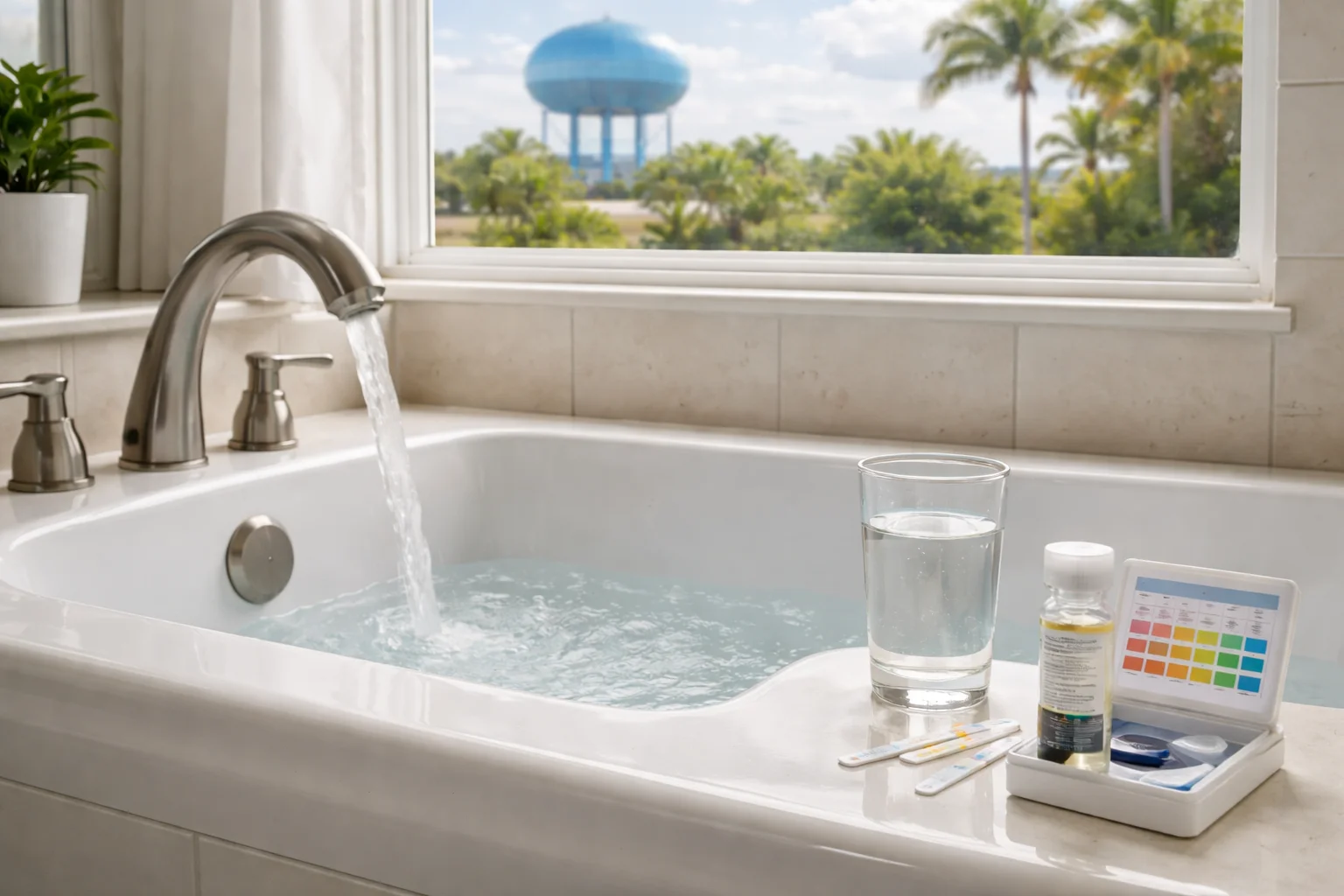 Unhealthy levels of Trichloroacetonitrile in the water supply of Florida homes