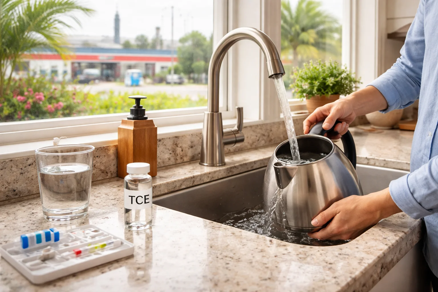 Unhealthy levels of Trichloroethylene in the water supply of Florida homes