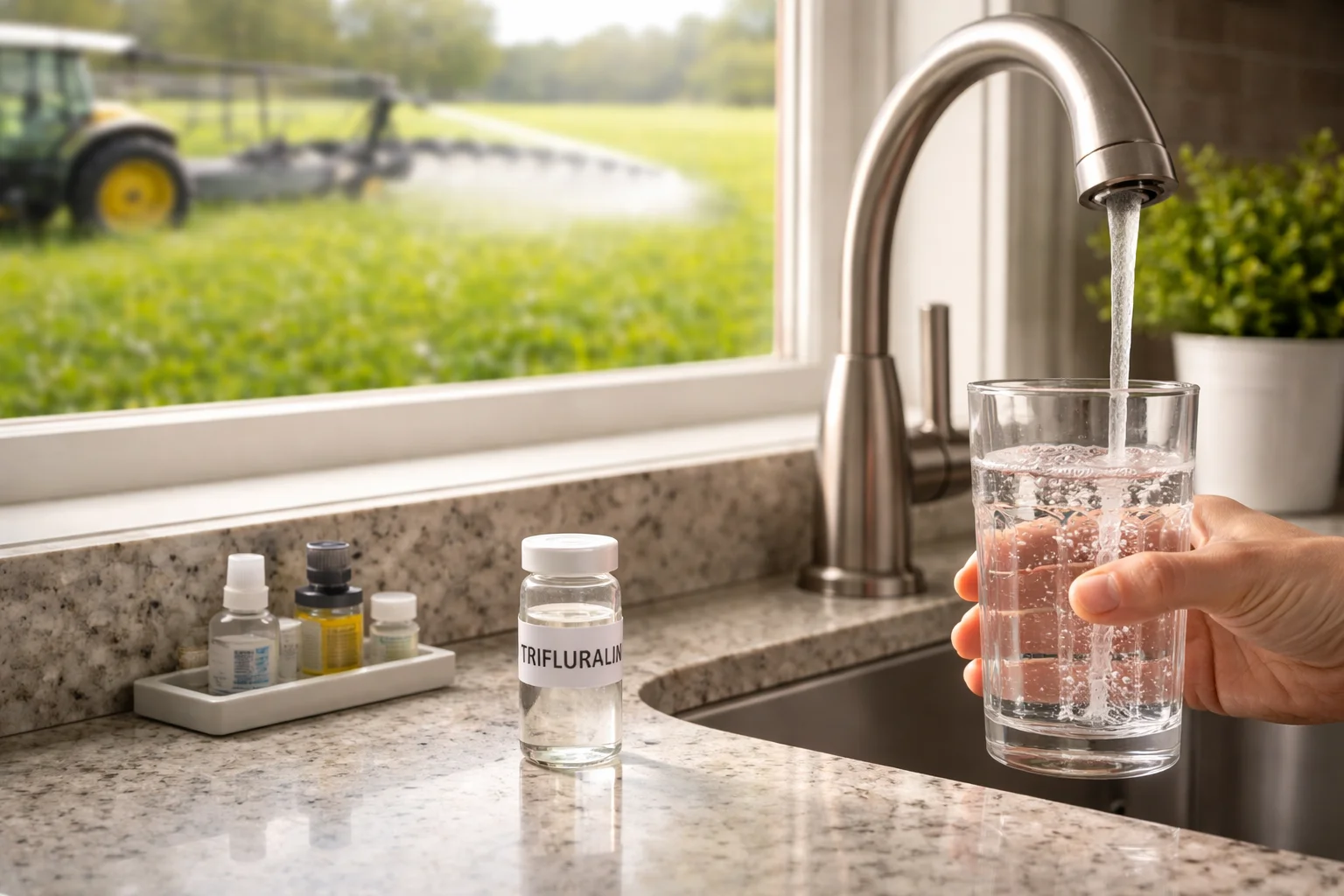 Unhealthy levels of Trifluralin in the water supply of Florida homes