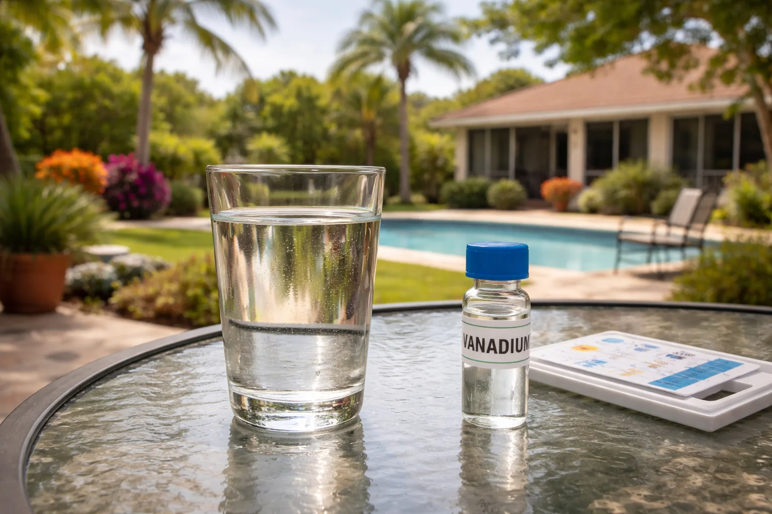 Unhealthy levels of Vanadium in the water supply of Florida homes